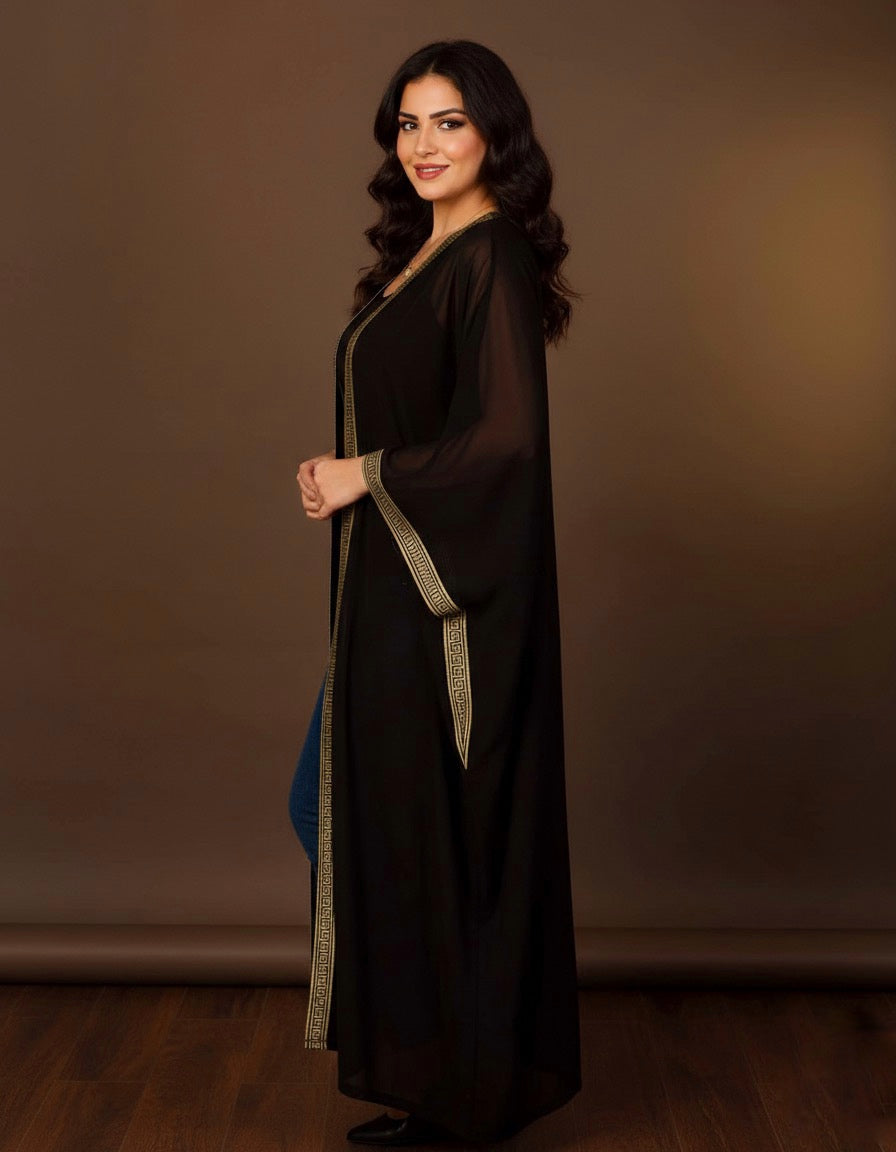 Versace chiffon caftan