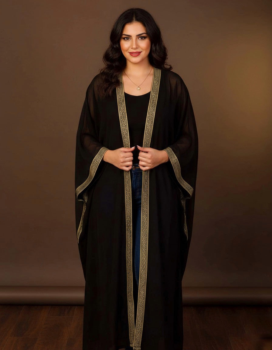 Versace chiffon caftan
