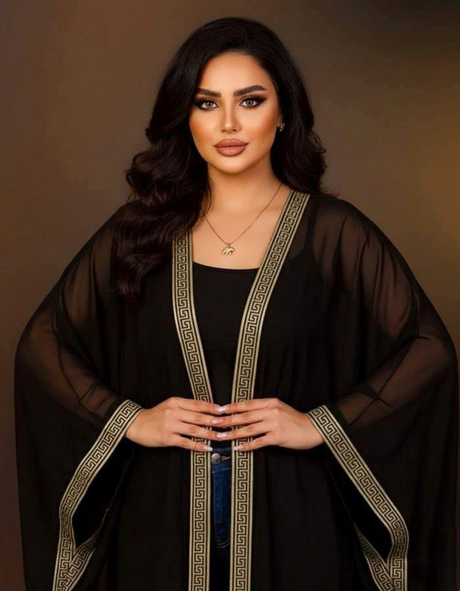 Versace chiffon caftan