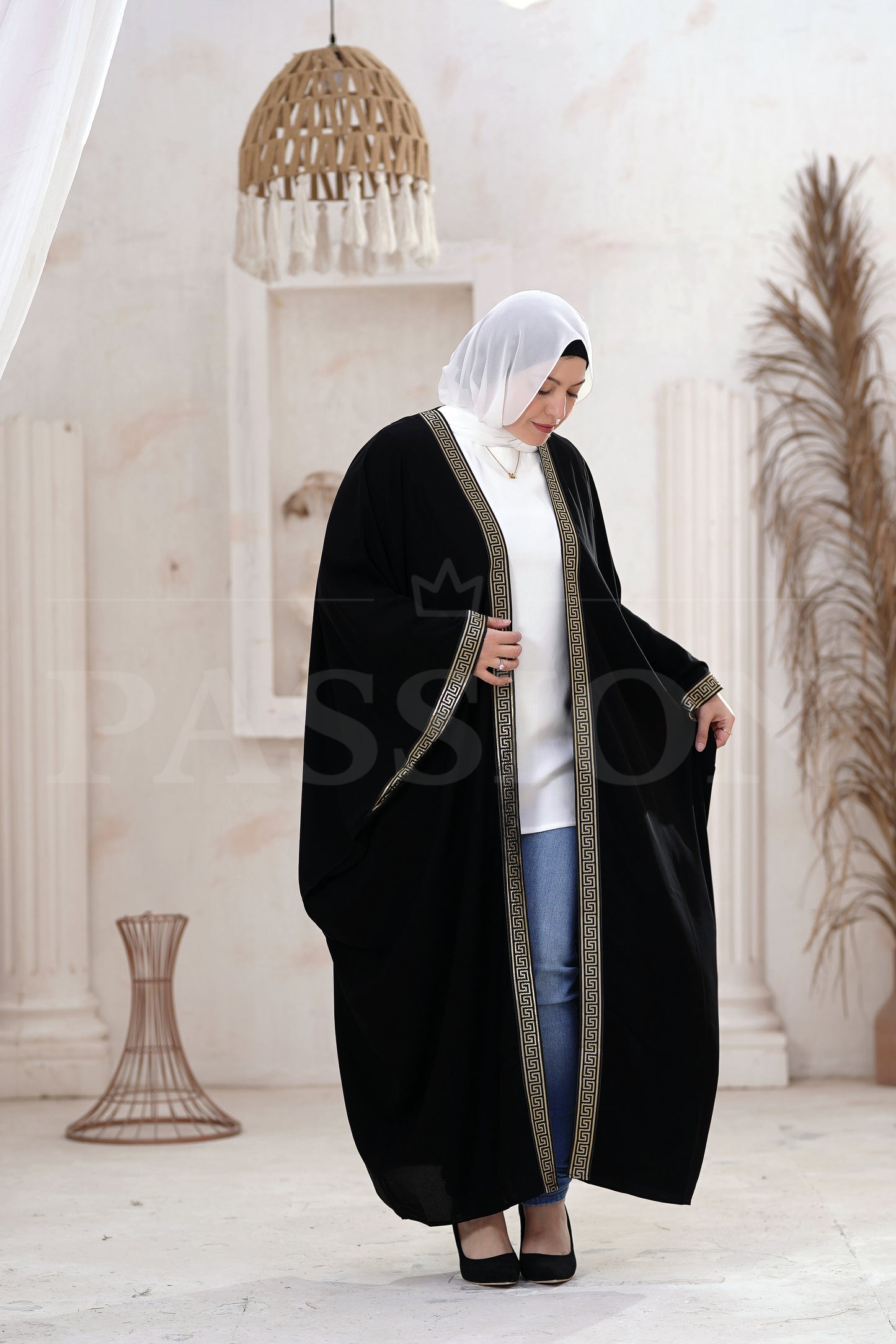 Versacea Elegance Crepe Kaftan