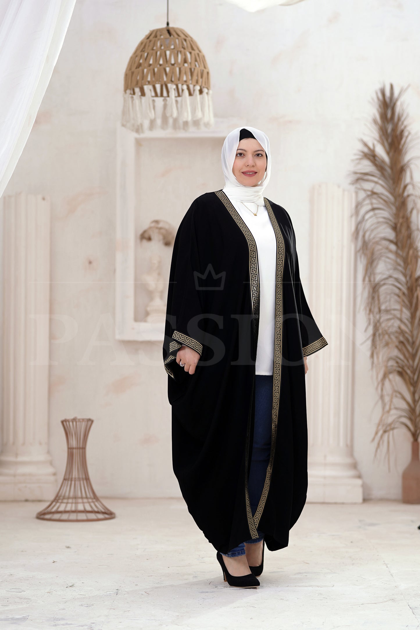 Versacea Elegance Crepe Kaftan