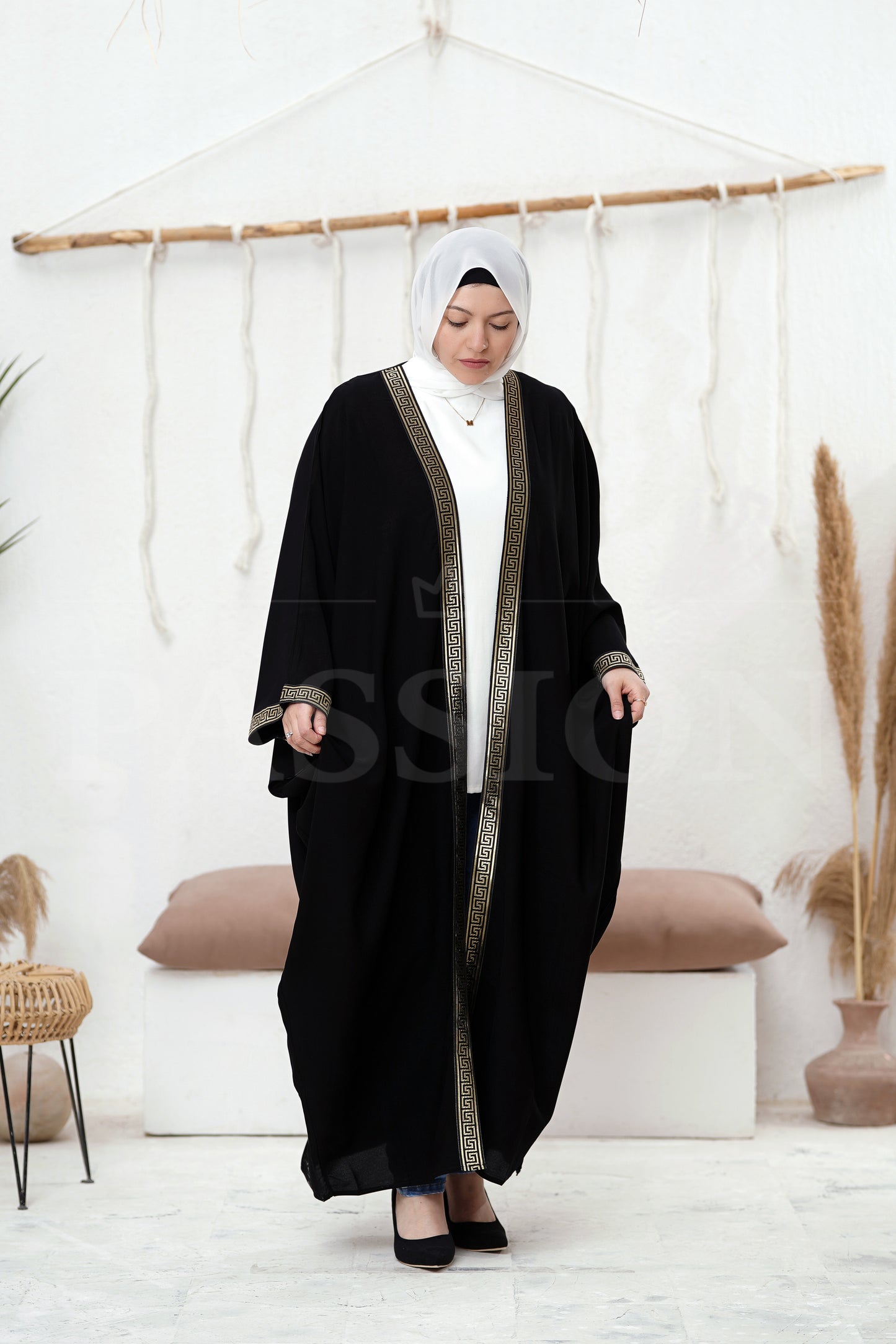 Versacea Elegance Crepe Kaftan