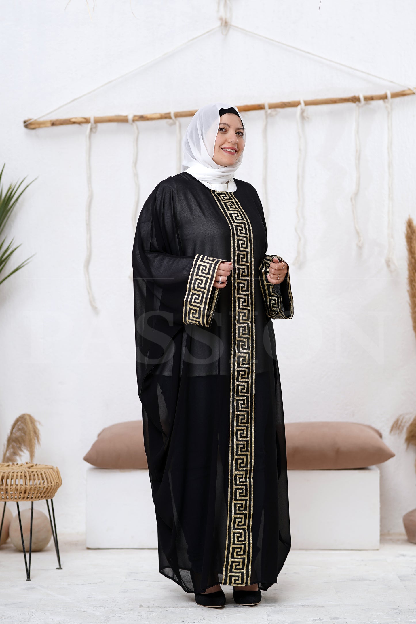 Versacea Elegance Chiffon Abaya
