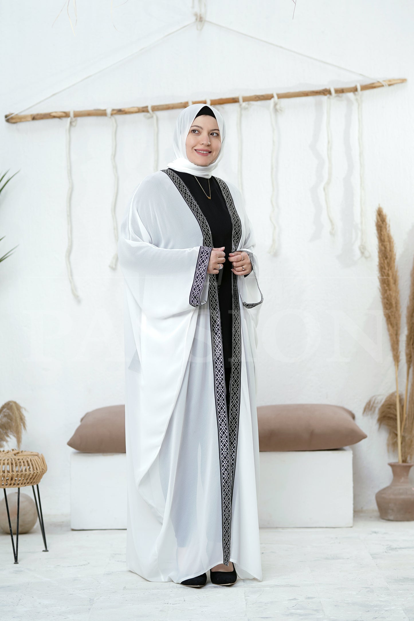 Islamic Decor Chiffon Kaftan