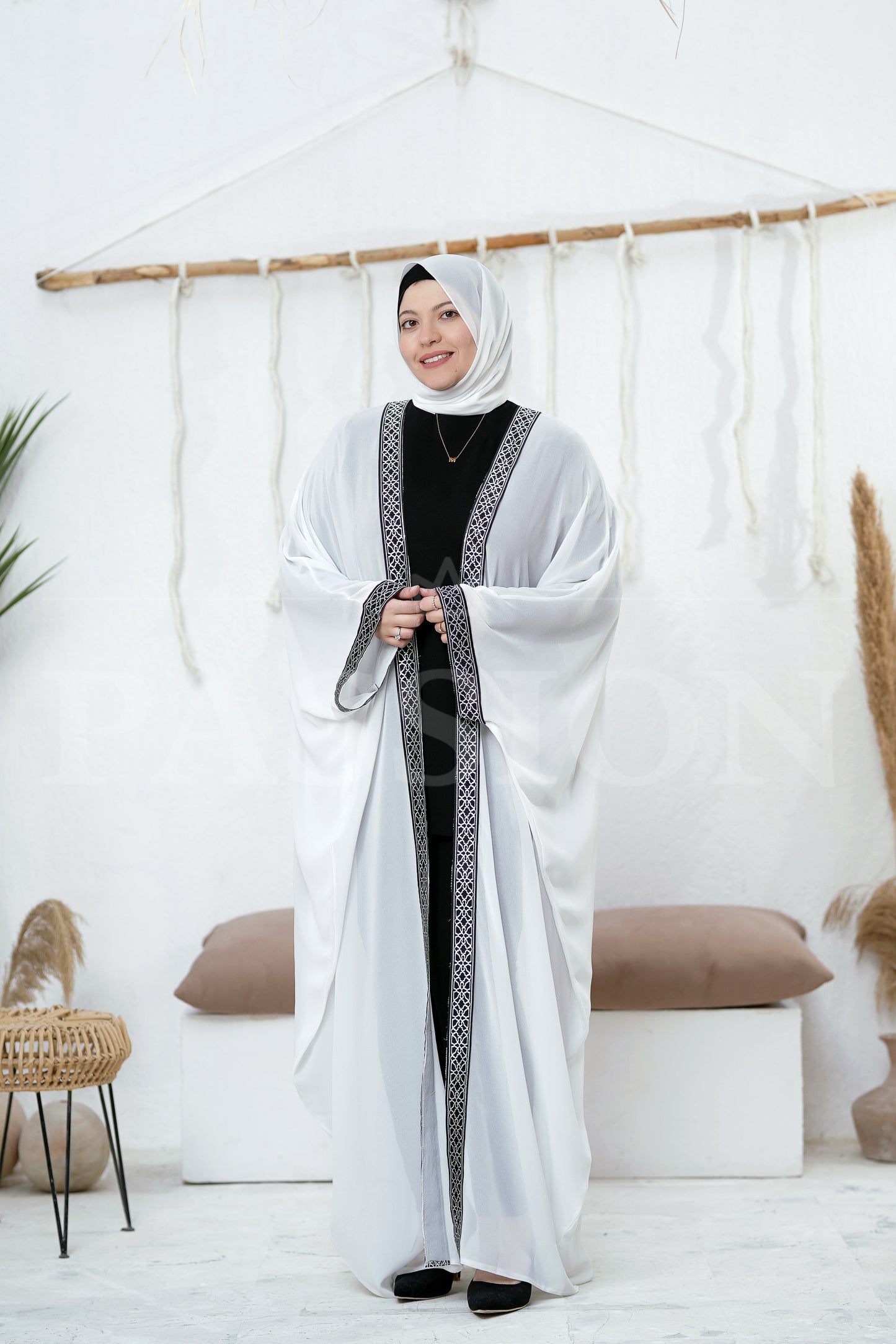 Islamic Decor Chiffon Kaftan