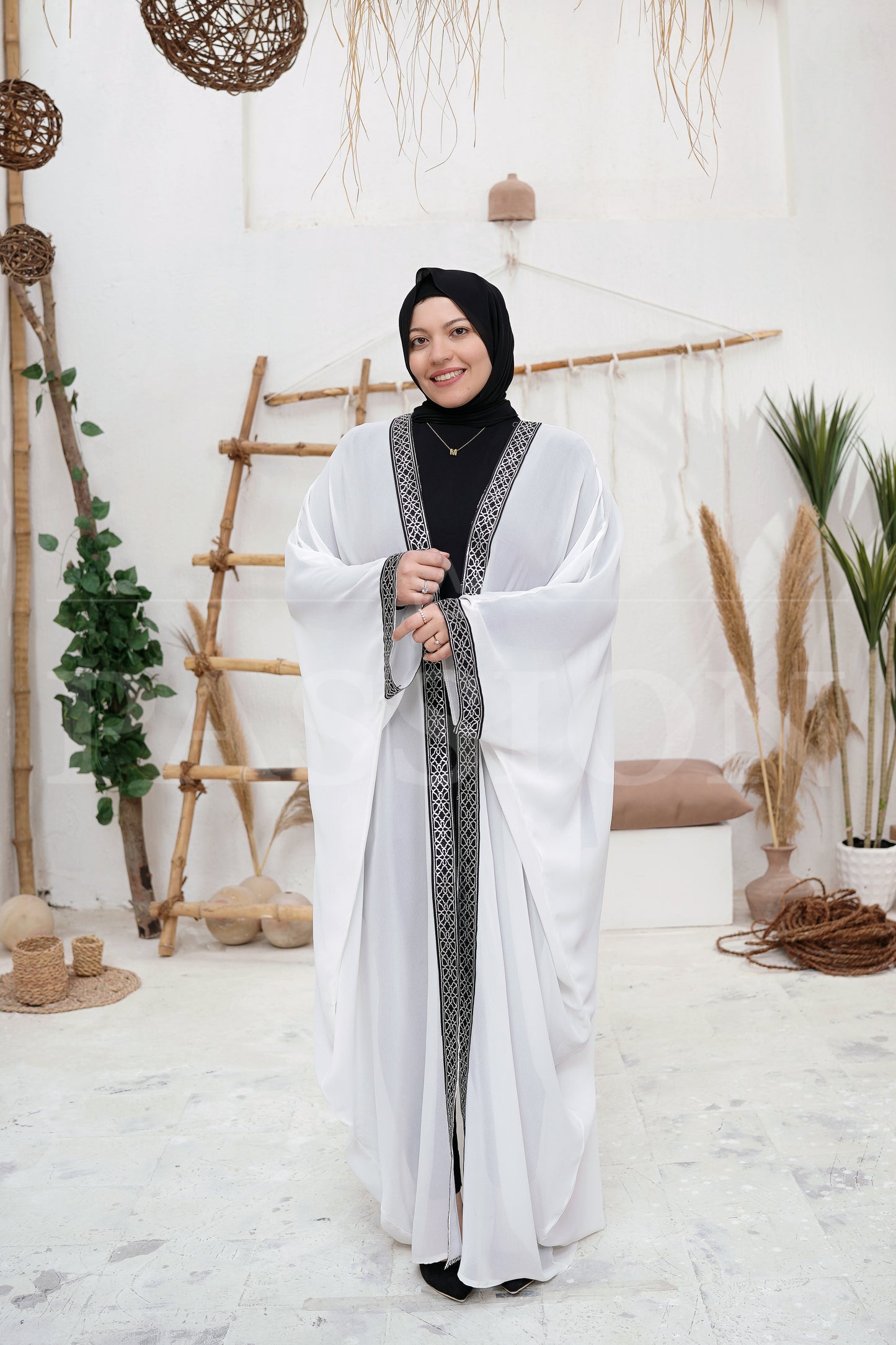 Islamic Decor Chiffon Kaftan