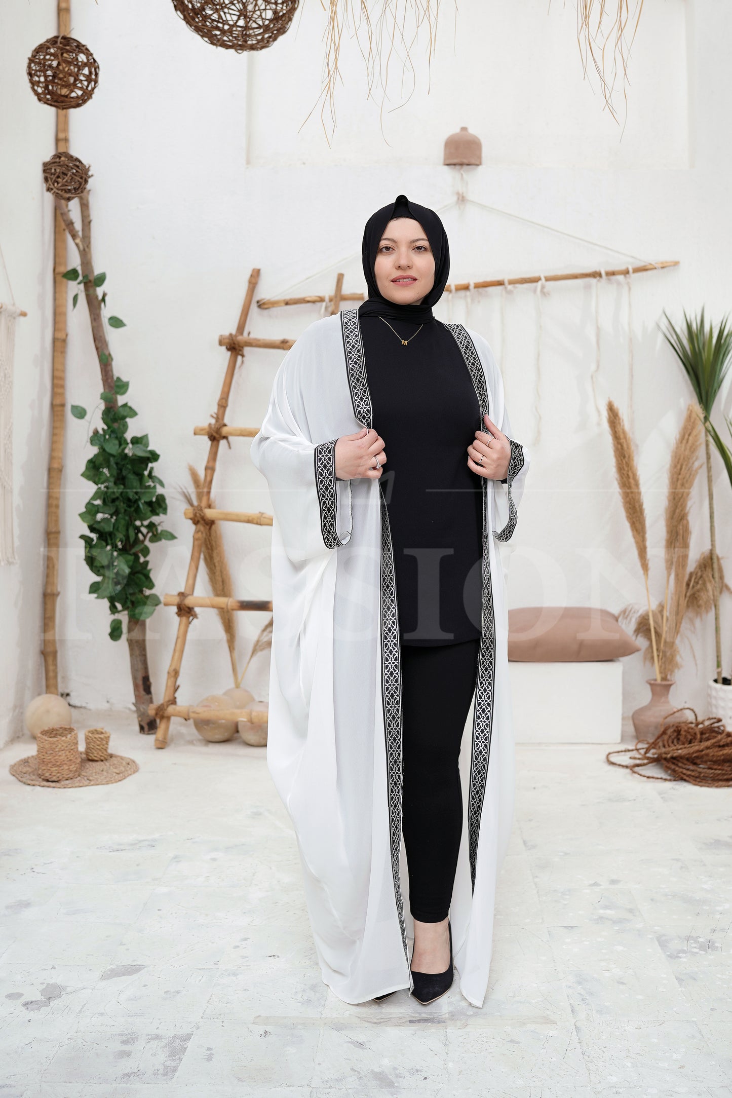 Islamic Decor Chiffon Kaftan