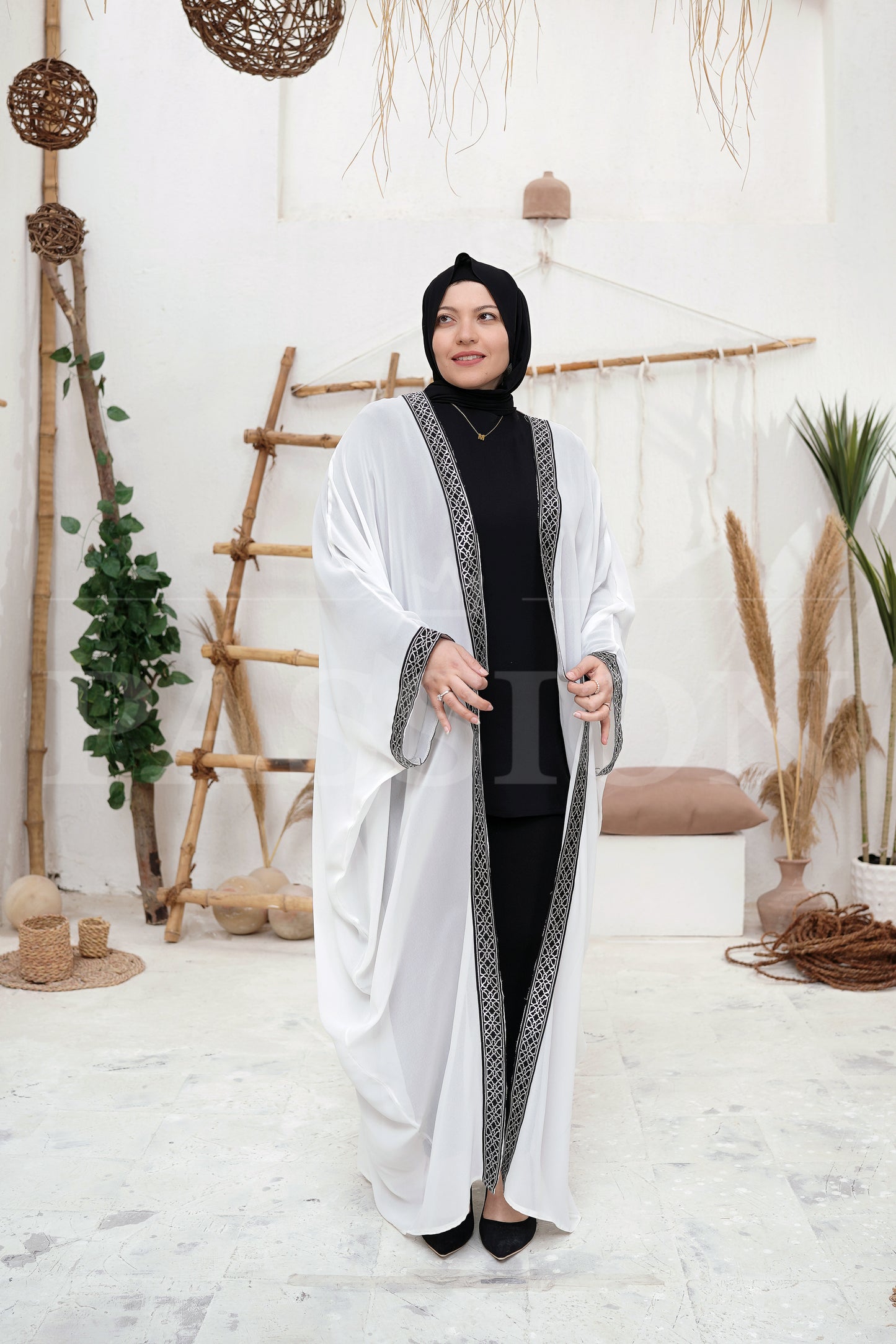 Islamic Decor Chiffon Kaftan