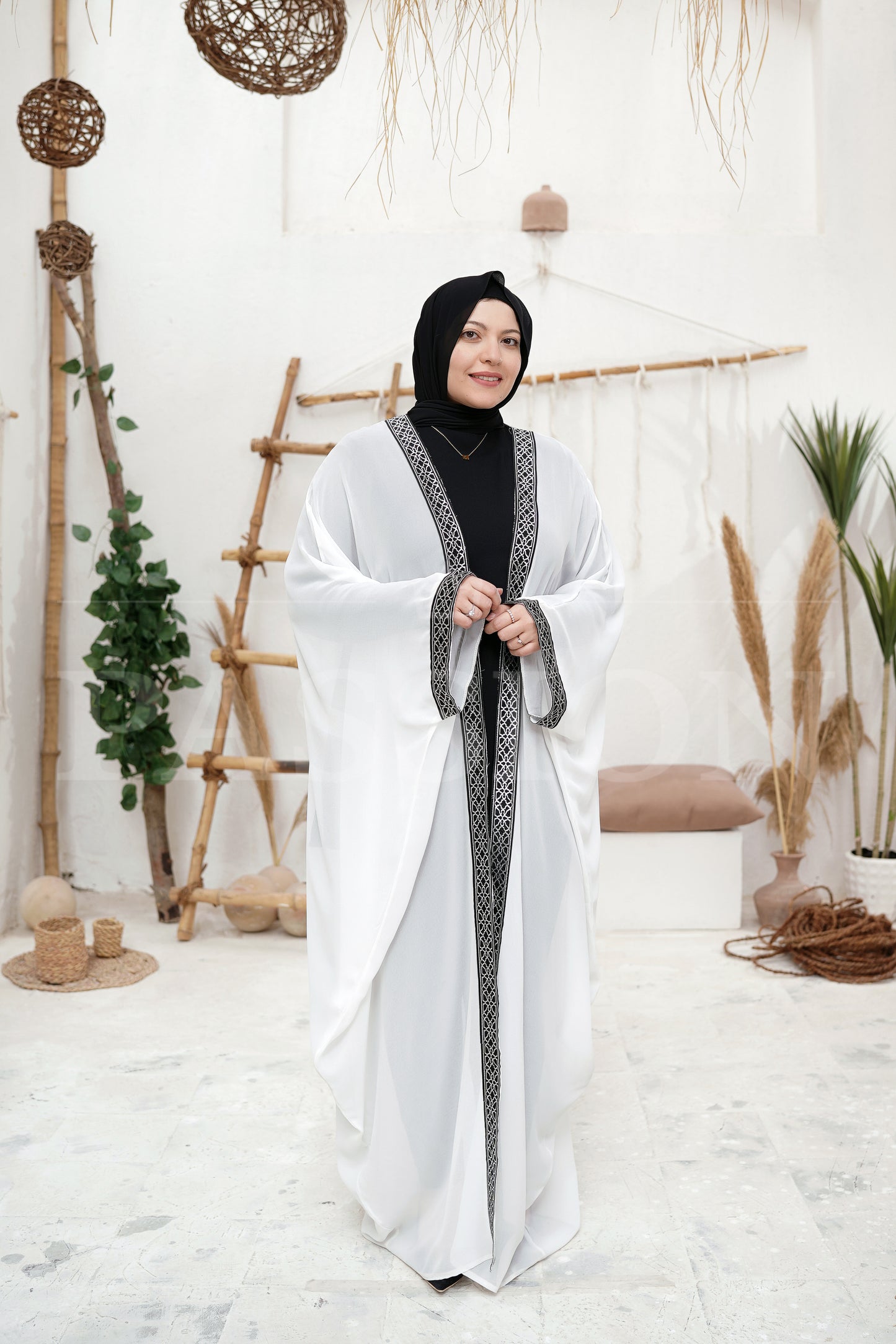 Islamic Decor Chiffon Kaftan