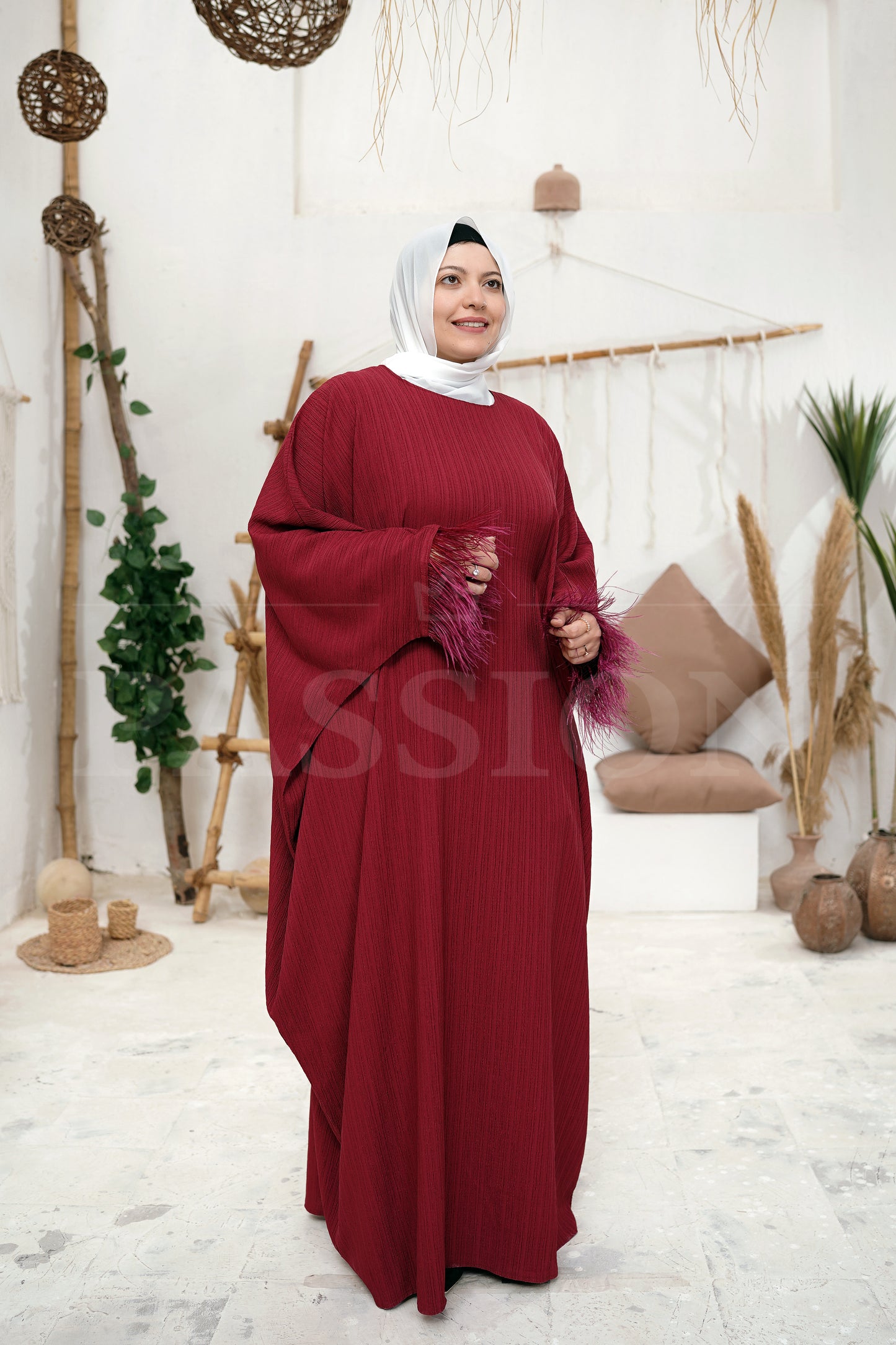 Friska Abaya Merlot