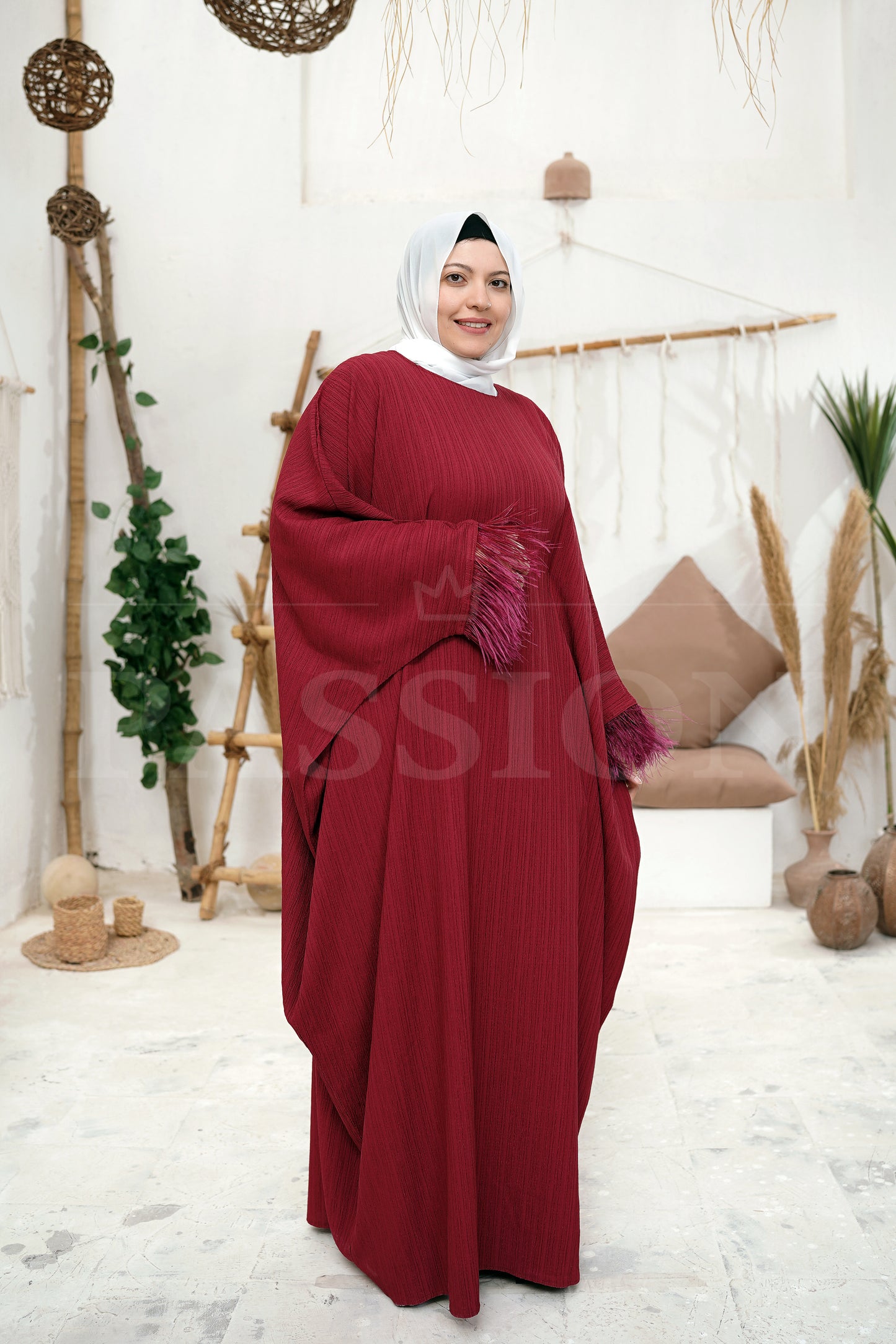 Friska Abaya Merlot