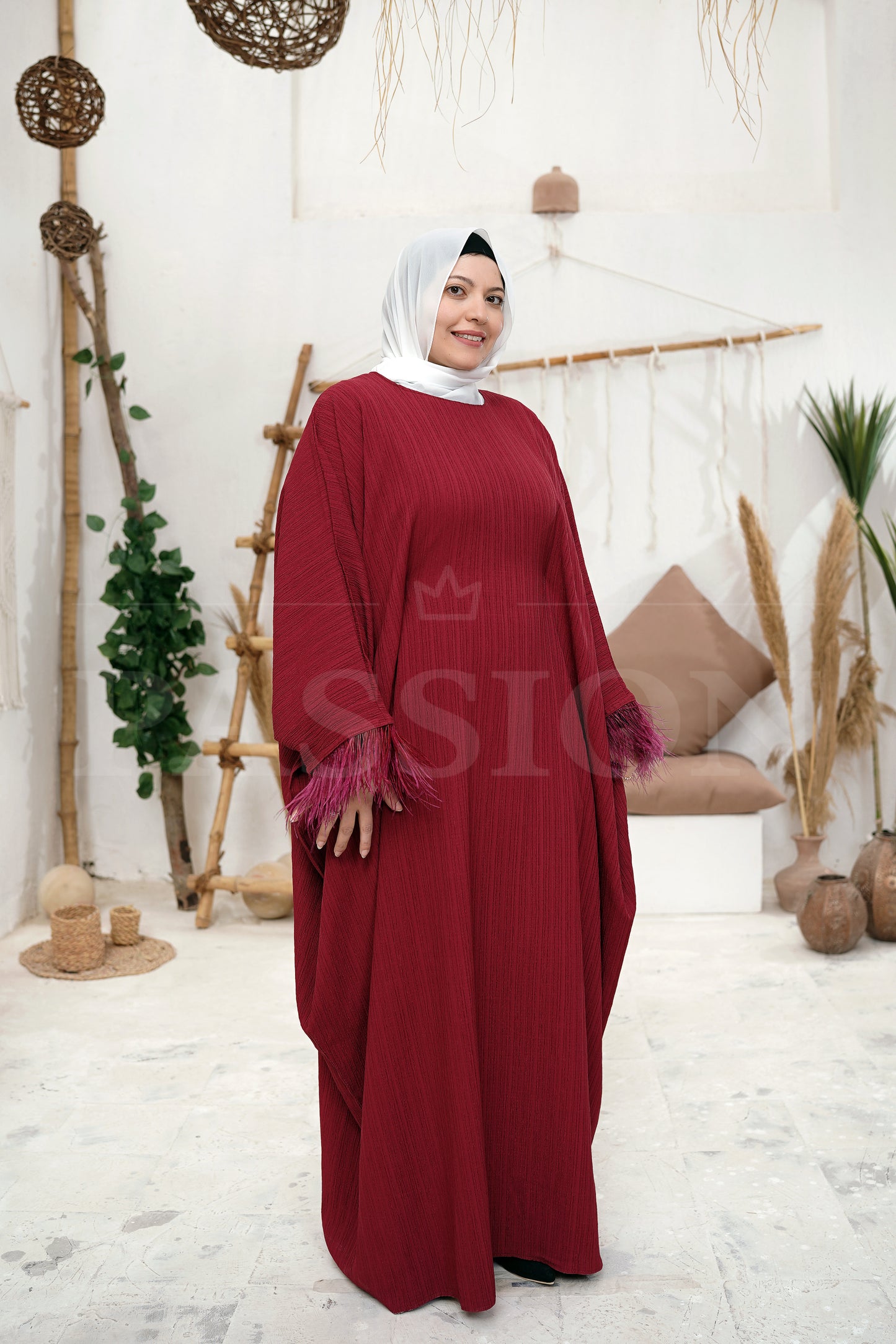 Friska Abaya Merlot