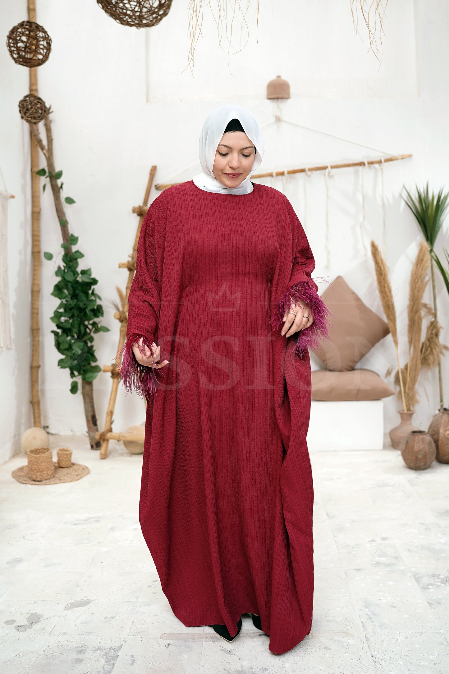 Friska Abaya Merlot