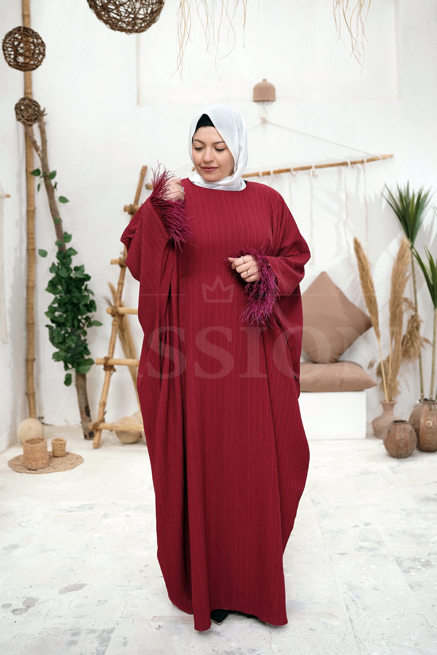 Friska Abaya Merlot