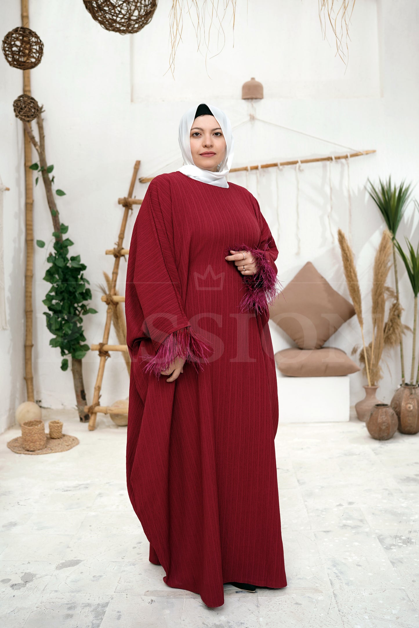 Friska Abaya Merlot
