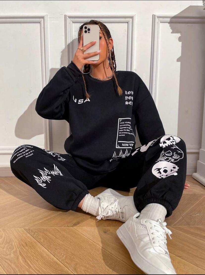 Skull Set Black